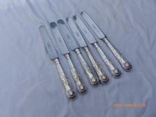 6 VINTAGE SILVER PLATE KINGS