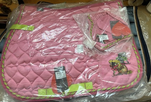 Thelwell pink saddle pad and - pad,