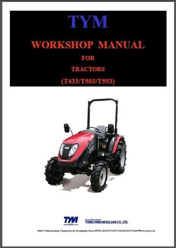 Tym t433 t503 t553 tractor - tym,