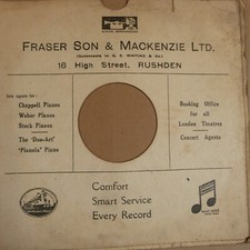 10" 78 rpm gramophone record