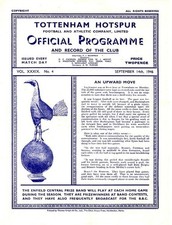 TOTTENHAM v Newcastle United 1946/1947 - Football Programme
