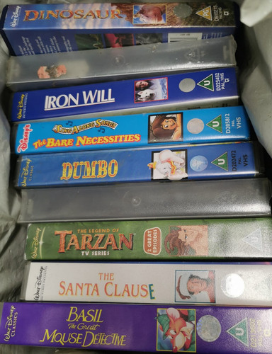 Disney vhs cassettes - vhs,