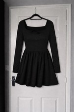 Boohoo Plus Front Bow Skater