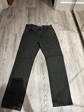 Zara straight grey jeans