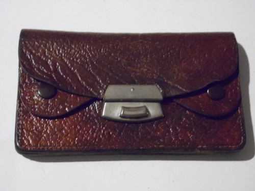 Edwardian brown leather