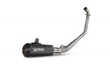 Scorpion Exhaust Red Power Full System Black Honda CB125R 2021-2024
