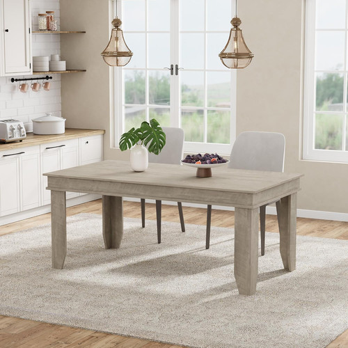 Rustic farmhouse dining - rustic, 63"
