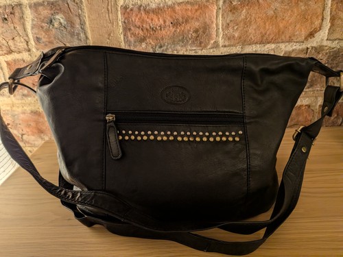 Rowallan fine leather - leather, black