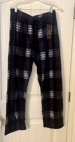Navy blue plaid red white - blue, &