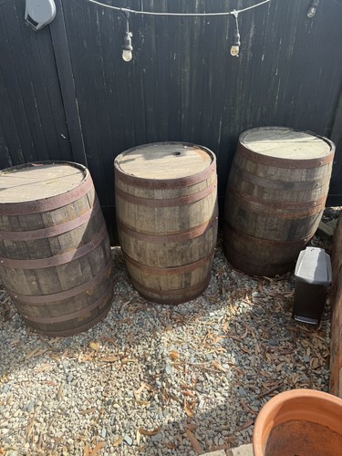 Set whiskey barrels - 3,