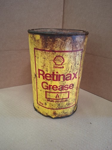 Old tin shell 3kg - 3kg, retinax