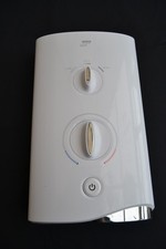 Mira Sport White/Chrome 7.5kw Manual Electric Shower. Fully Serviced and Tested.