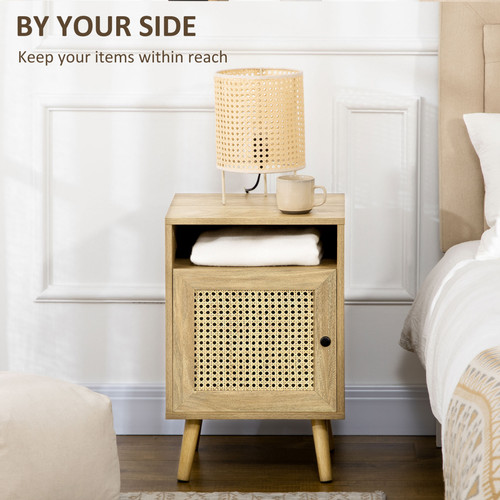 Nightstand rattan bedside - rattan,