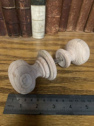 Pine door knob with wooden - knob,,