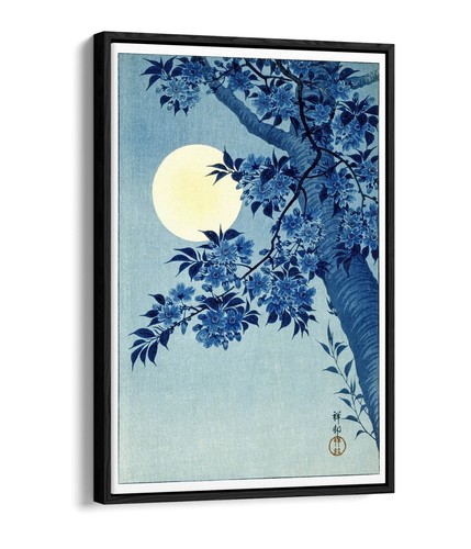 Moonlit sakura blossom - moonlit,