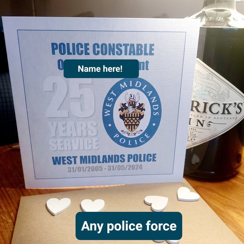 Personalised policeman police - policeman,
