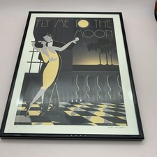 Framed Print Fly Me To The Moon Kate Sampson Red Gate Arts 