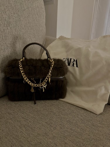 Zara rigid faux fur - zara, bag