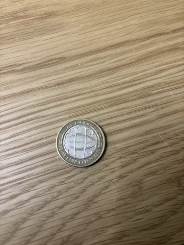 1999 british two pound coin - british,