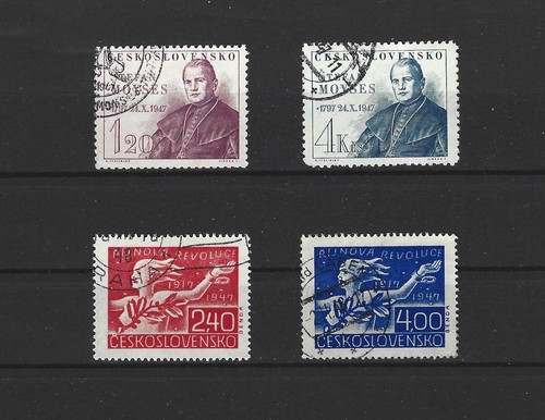 Cssr czechoslovakia 1947 - czechoslovakia, 2x