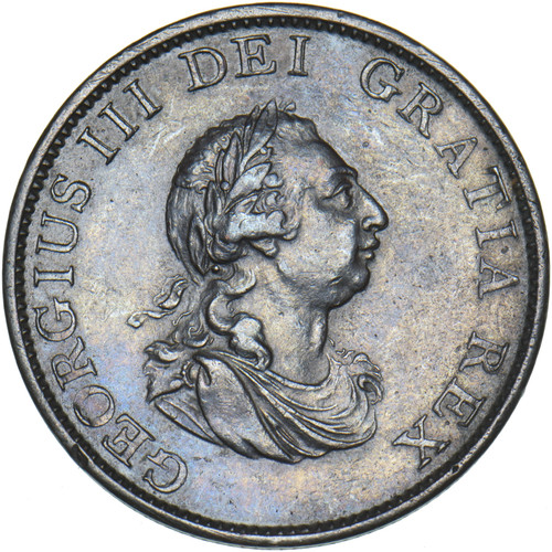 1799 halfpenny george - -,