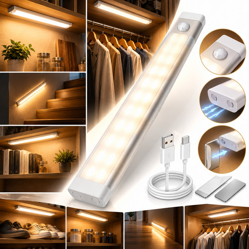 Rechargeable usb led motion - rechargeable,