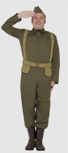 Mens 1940s 40s home - 1940s, guard