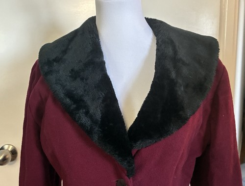Vintage maroon jacket - vintage,