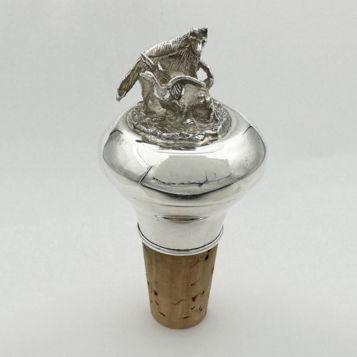 Modern hunting dog bottle - hunting,