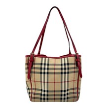 Burberry Red Leather