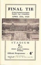 FA CUP FINAL 1925 Cardiff City