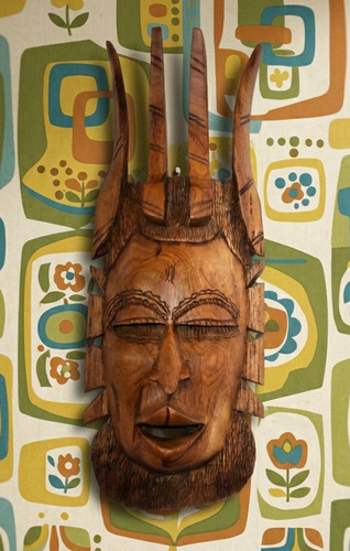 Vintage african hand carved - vintage,