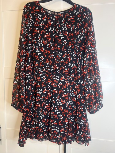 Zara black white and red - , sheer