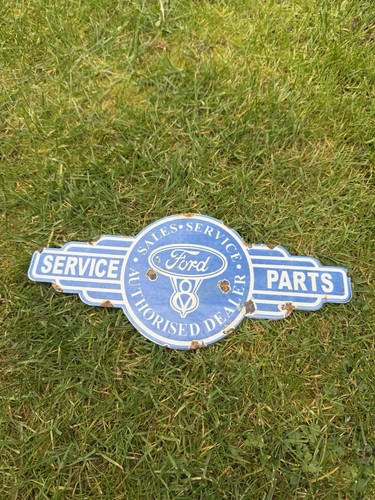 Ford automobilia enamel - automobilia,