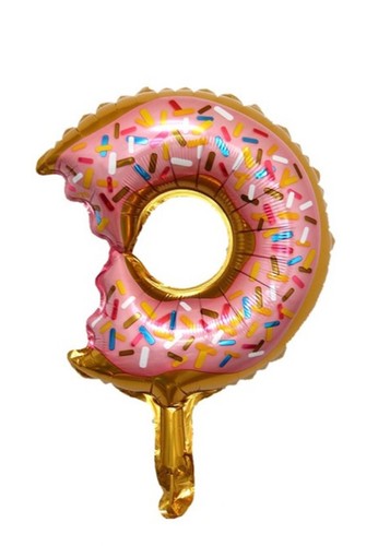 Inflated pink donut air - donut, filled