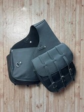 Western Horse Leather Saddle Bag Heavy Duty Traditional Trail Ride