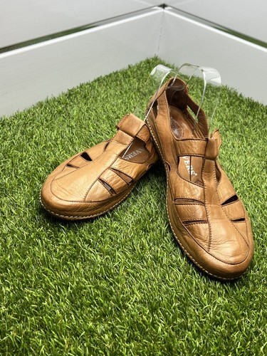 Ladies pavers tan fisherman - pavers, fisherman's