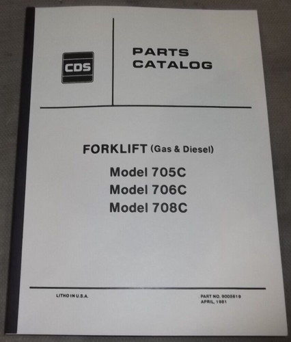 Allis chalmers 705c 706c - 706c, 708c