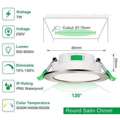 68mm led recessed ceiling - recessed,