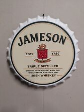 Jameson Bottle Top metal sign bottle cap Metal Wall Sign 35cm 