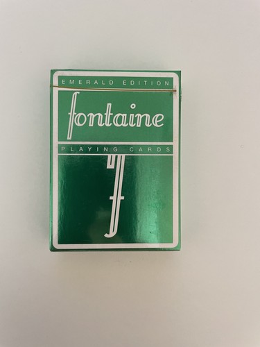 Fontaine emerald foil playing - fontaine,