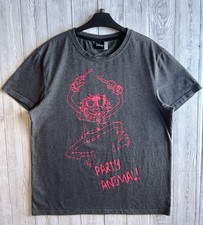 Disney The Muppets T-Shirt Size XL Animal The Drummer Grey Top Party Animal Mens