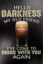 Metal Guinness Home Bar Man