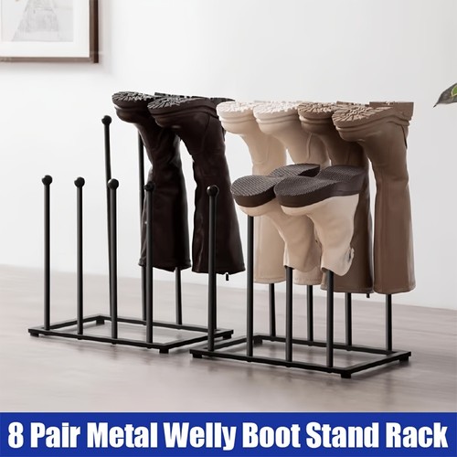 Metal welly boot stand - welly,