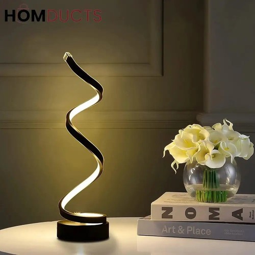 Spiral led table lamp - led,