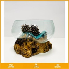 Artisan Molten Glass Bowl On