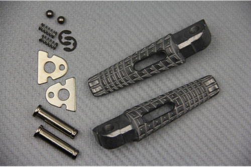 Silver pair rear foot - pair, rests
