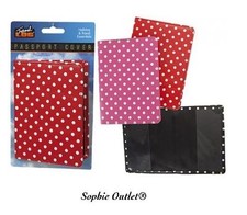 Polka dot passport holder - polka,