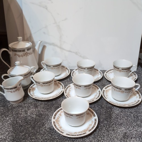 Vintage fine porcelain tea set - vintage,