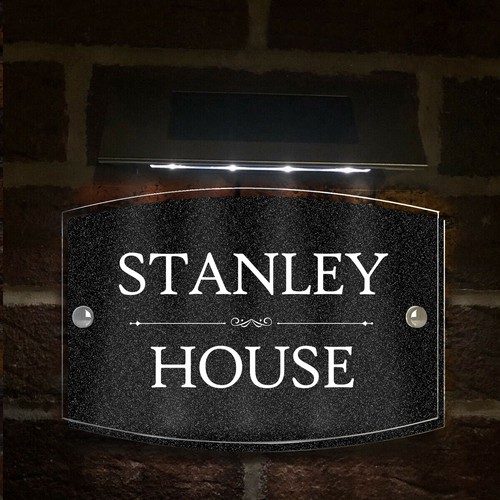 Personalised solar light house - personalised,